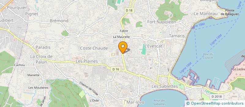 localisation de l'entreprise REIPAS à LA SEYNE-SUR-MER