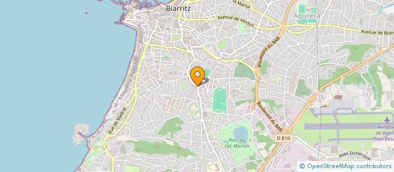 localisation de l'entreprise REIS à BIARRITZ