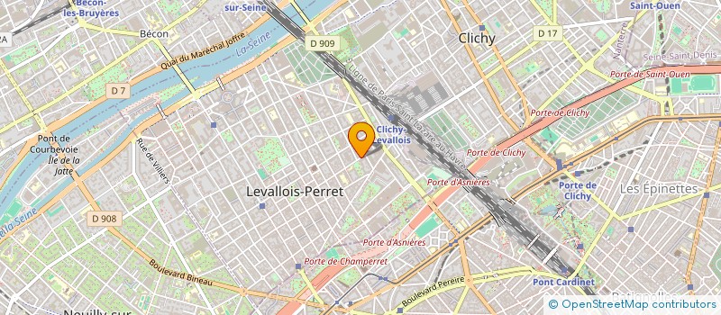 localisation de l'entreprise REIS à LEVALLOIS-PERRET