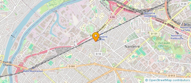 localisation de l'entreprise REISSAD STUDIO à NANTERRE