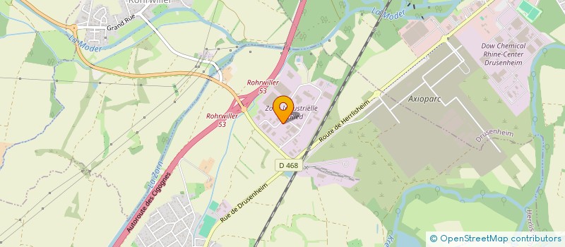 localisation de l'entreprise REIT  HERRLISHEIM