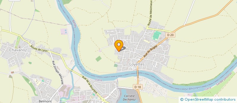 localisation de l'entreprise REITANO FRERES à LOYETTES