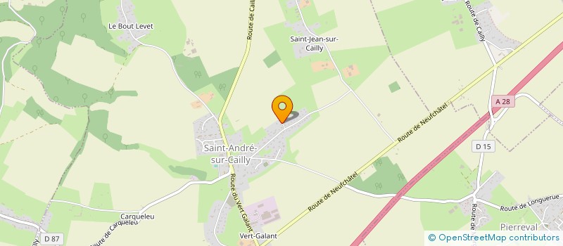 localisation de l'entreprise REITELEC à SAINT-ANDRE-SUR-CAILLY