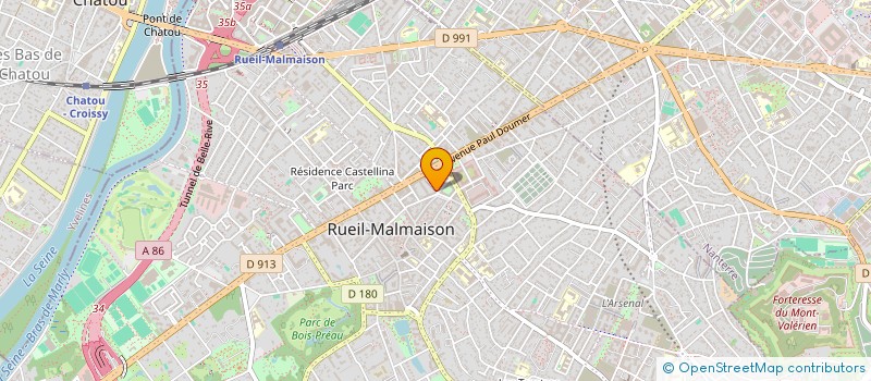 localisation de l'entreprise REITLAG ASSOCIES à RUEIL-MALMAISON