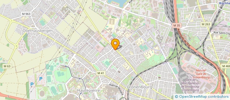 localisation de l'entreprise REITWILLER à STRASBOURG