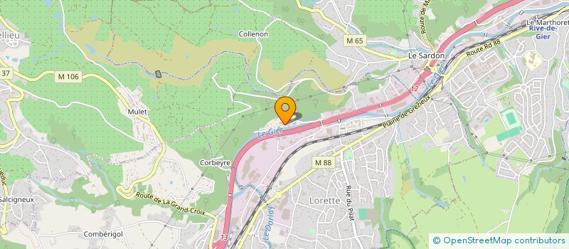 localisation de l'entreprise REIVAX  LORETTE