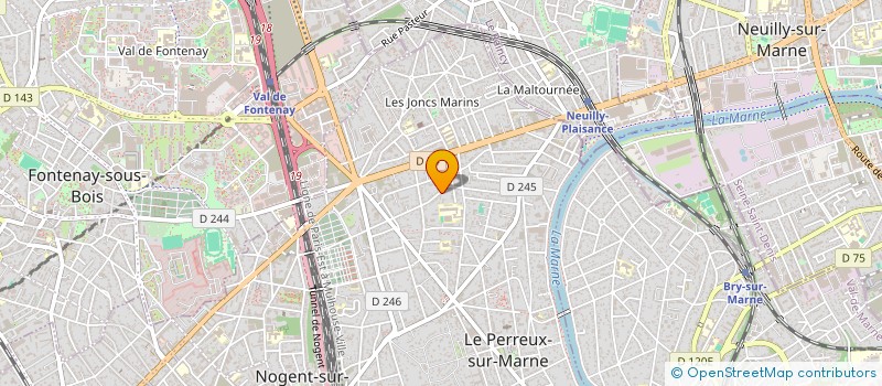 localisation de l'entreprise REIXCOM à LE PERREUX-SUR-MARNE