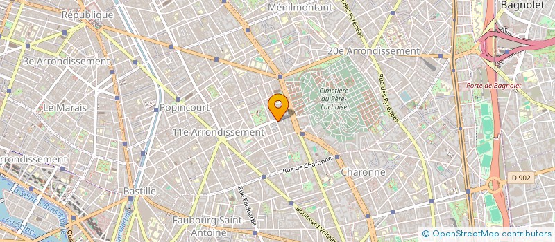 localisation de l'entreprise REJ MARKET  PARIS