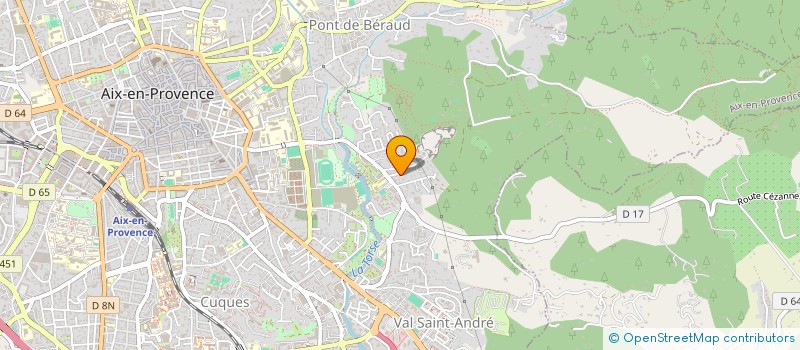 localisation de l'entreprise REJAC à AIX EN PROVENCE