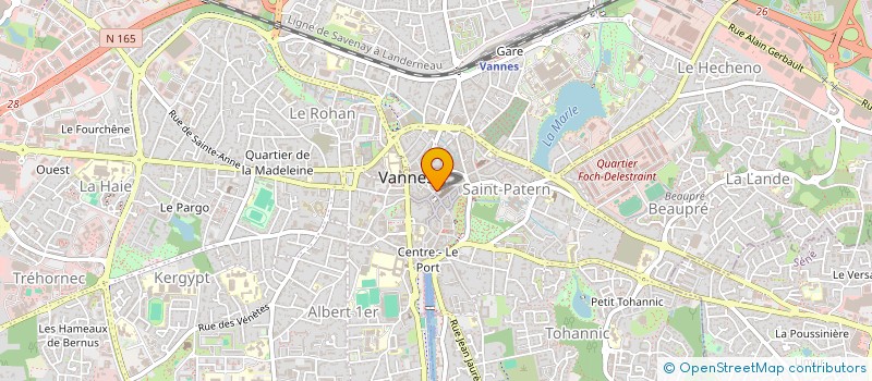 localisation de l'entreprise REJAMA à VANNES