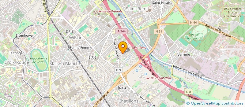 localisation de l'entreprise REJAN  REIMS