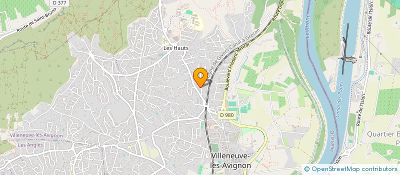 localisation de l'entreprise REJANE  VILLENEUVE-LES-AVIGNON