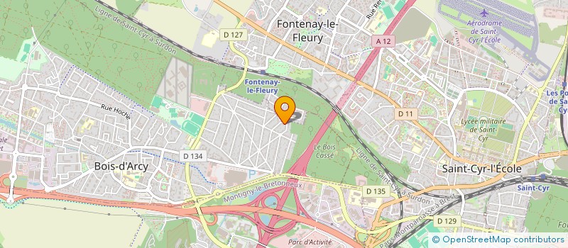 localisation de l'entreprise REJATEAM  BOIS-D'ARCY