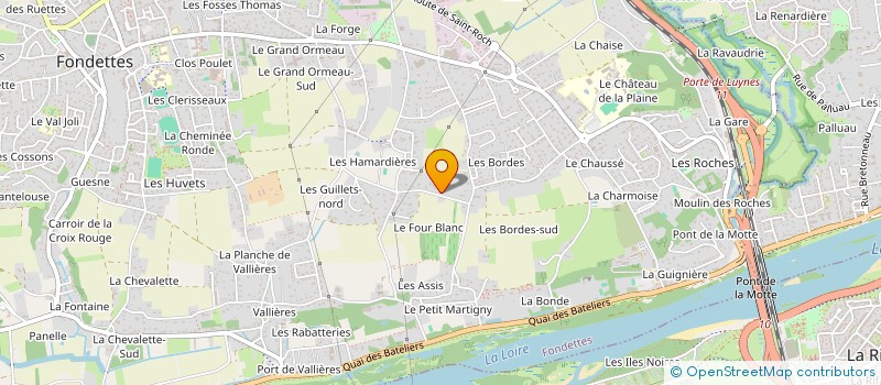 localisation de l'entreprise REJEBA à FONDETTES