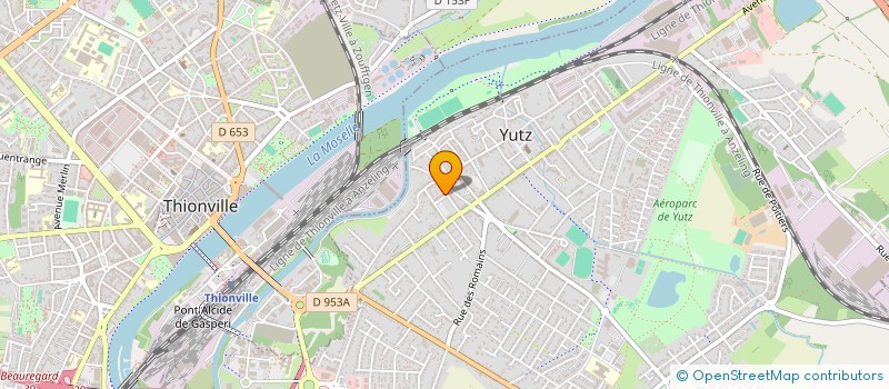 localisation de l'entreprise REJOUET  YUTZ