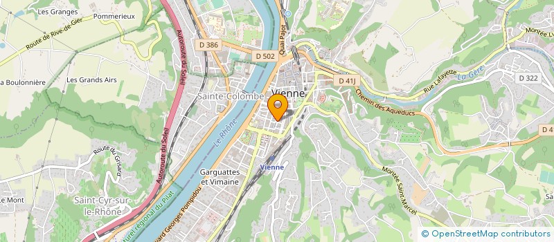 localisation de l'entreprise REJUDERMIE VIENNE à VIENNE