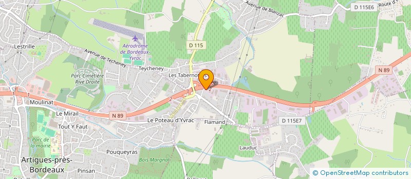 localisation de l'entreprise REJUVSKIN  YVRAC