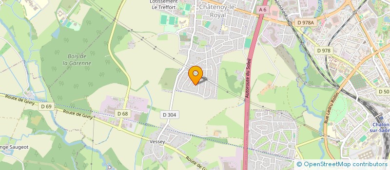 localisation de l'entreprise REKAM ENTREPRISE à CHATENOY-LE-ROYAL