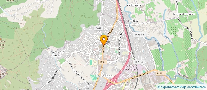 localisation de l'entreprise REKBAT à LA FARLEDE