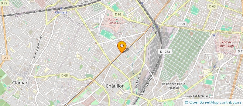 localisation de l'entreprise REKEIBI GROUPE  CHATILLON