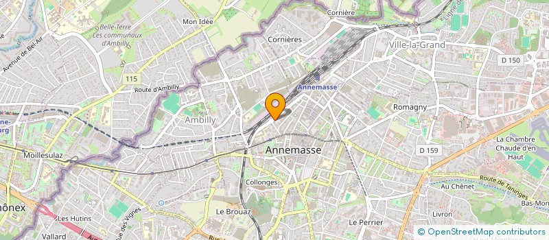 localisation de l'entreprise REKIA à ANNEMASSE