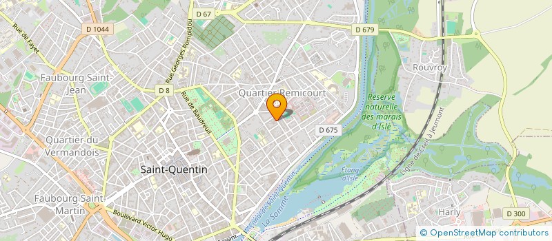 localisation de l'entreprise REKOP à SAINT-QUENTIN