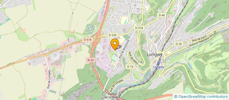 localisation de l'entreprise REKT ESPORT à LONGWY