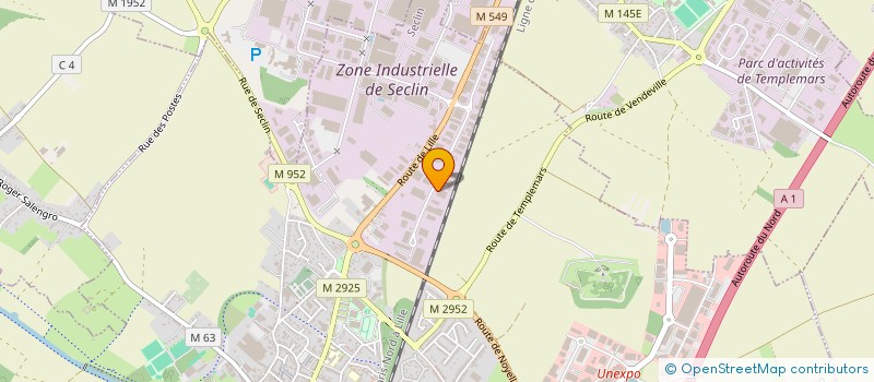 localisation de l'entreprise REKTO FLANDRE  SECLIN