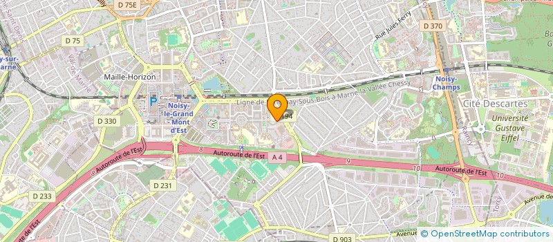 localisation de l'entreprise REKYOU CITY  NOISY-LE-GRAND