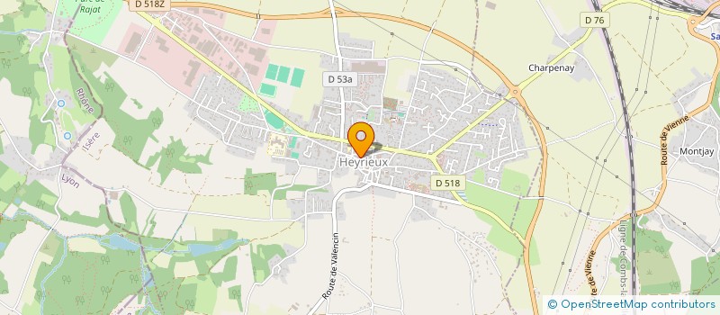 localisation de l'entreprise REL2J  HEYRIEUX