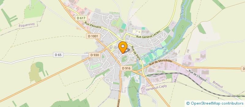 localisation de l'entreprise RELA  BRETEUIL