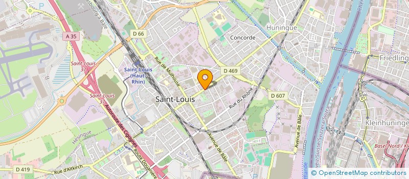 localisation de l'entreprise RELACTION  SAINT-LOUIS