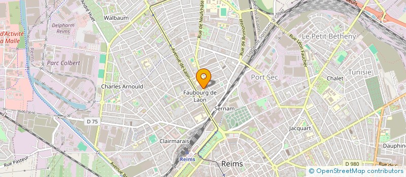 localisation de l'entreprise RELAI DE L'ESPRIT CRITIQUE CITOYEN PAR L'HUMOUR ET L'ART  REIMS