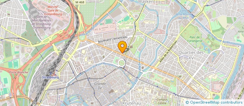localisation de l'entreprise RELAIS à STRASBOURG