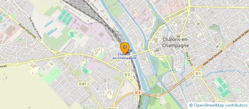 localisation de l'entreprise RELAIS 51  CHALONS-EN-CHAMPAGNE