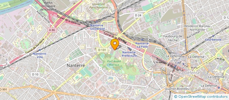 localisation de l'entreprise RELAIS ACCUEIL DU VALLONA à NANTERRE