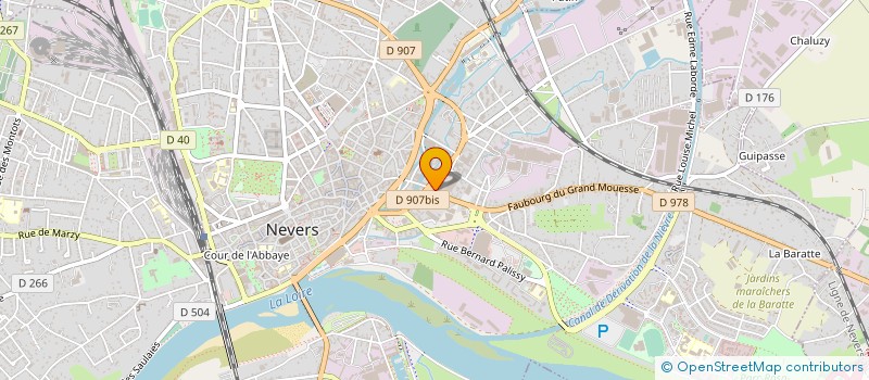 localisation de l'entreprise RELAIS ACCUEIL JEUNES à NEVERS