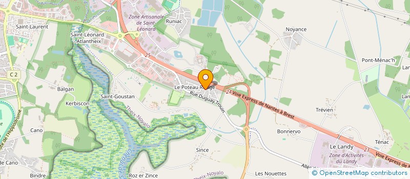 localisation de l'entreprise RELAIS ADOM NORD OUEST à THEIX-NOYALO