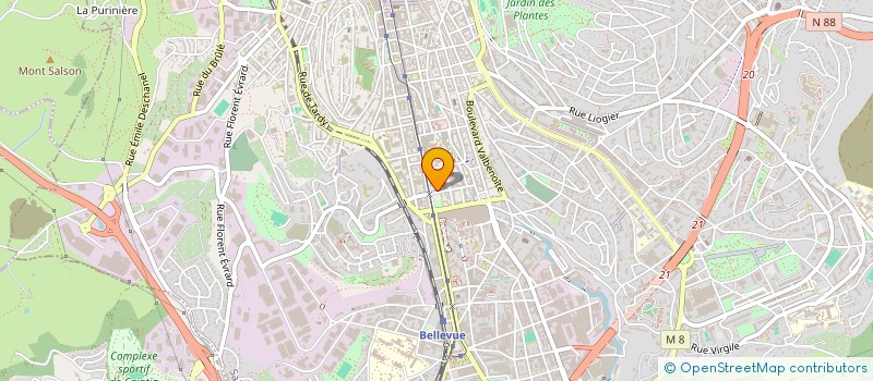 localisation de l'entreprise RELAIS AMICAL LOIRE à SAINT-ETIENNE