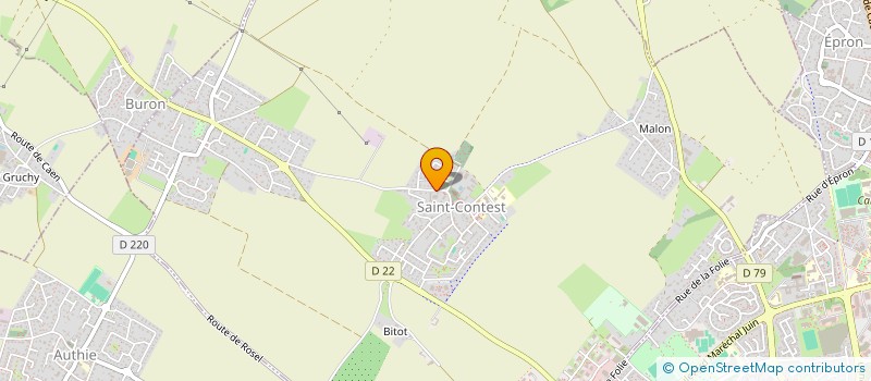 localisation de l'entreprise RELAIS AMICAL - REGION CAENNAISE  SAINT-CONTEST