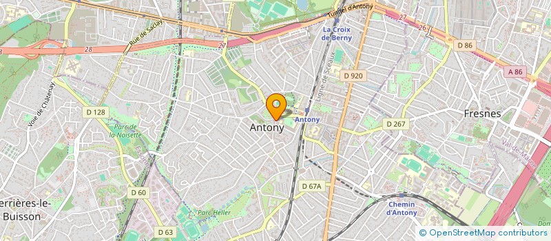 localisation de l'entreprise RELAIS APPUI INTERNATIONAL A LA SECURITE SOCIALE A LA SANTE RAISSA à ANTONY