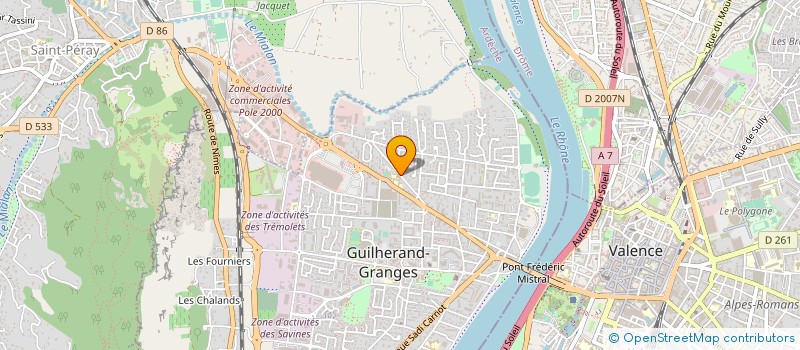 localisation de l'entreprise RELAIS ASSISTANTES MATERNELLES à GUILHERAND-GRANGES