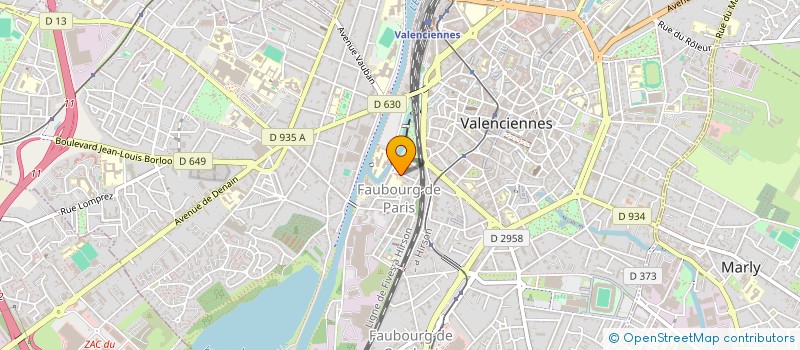 localisation de l'entreprise RELAIS AU QUOTIDIEN  VALENCIENNES