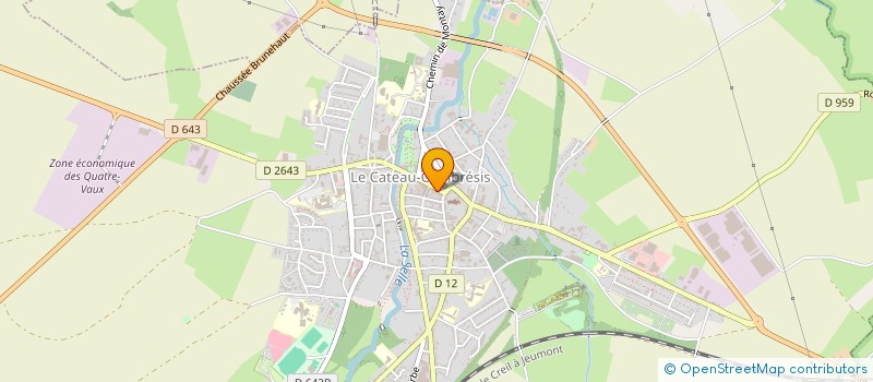 localisation de l'entreprise RELAIS AUTONOMIE CLIC EST CAMBRESIS à LE CATEAU-CAMBRESIS