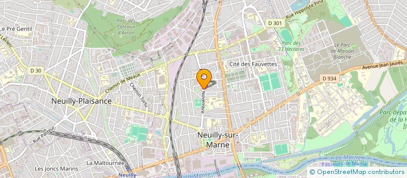 localisation de l'entreprise RELAIS BRECHE AUX LOUPS à NEUILLY SUR MARNE
