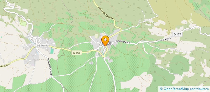 localisation de l'entreprise RELAIS CHANTOVENT  MINERVE