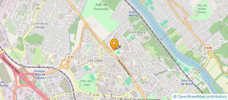localisation de l'entreprise RELAIS COORDINATION POSE DE MENUISERIES à EVRY-COURCOURONNES