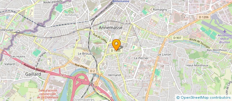 localisation de l'entreprise RELAIS CULTUREL REGION ANNEMASSIENNE CHATEAU ROUGE  ANNEMASSE