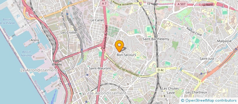 localisation de l'entreprise RELAIS D AIDE MATERIELLE AUX HANDICAPES à MARSEILLE