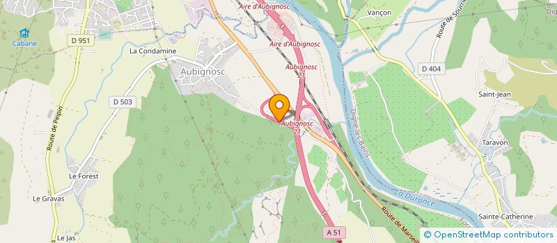 localisation de l'entreprise RELAIS D'AUBIGNOSC à AUBIGNOSC